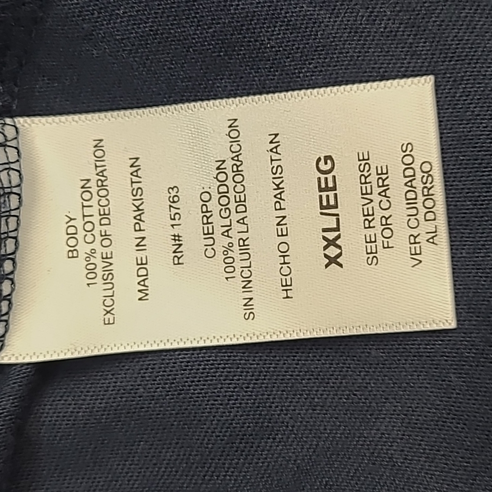 NWOT MENS NAVY BLUE SHORT SLEEVE CHAMPION TEE SHIRT - Picture 7 of 8